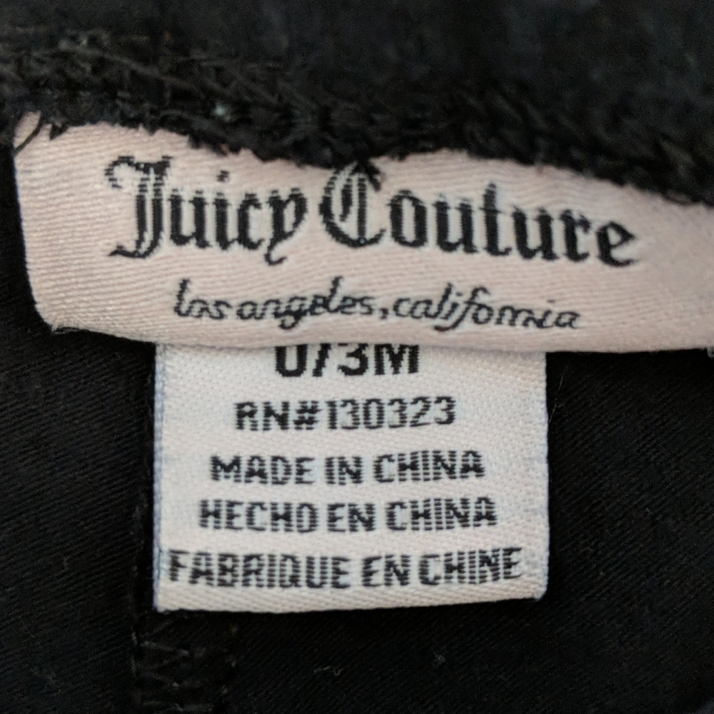 Juicy Couture Baby Black & Gold Polka Dot Outfit - Picture 7 of 9